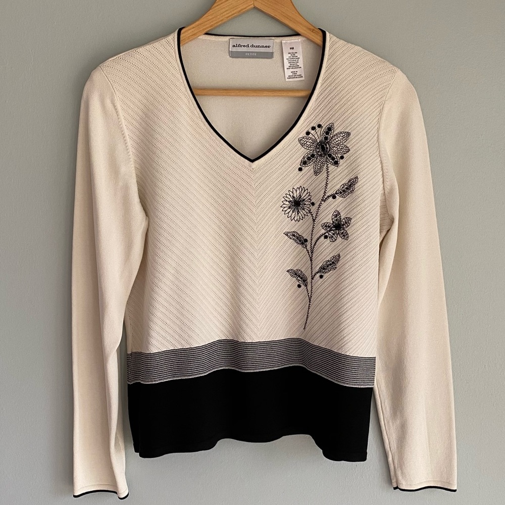 Alfred Dunner, EUC cardigan. Petite medium
